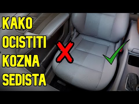 Kako očistiti kožna sedišta u autu | HOW TO Clean leather seats like a PRO!!