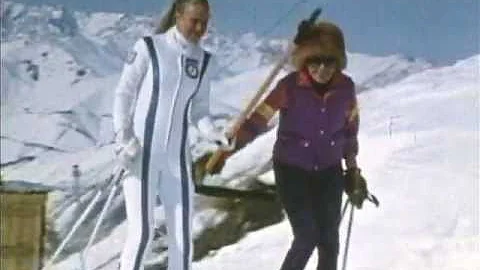 Billy Kidd and Suzy Chaffee ski in Iran, 1978