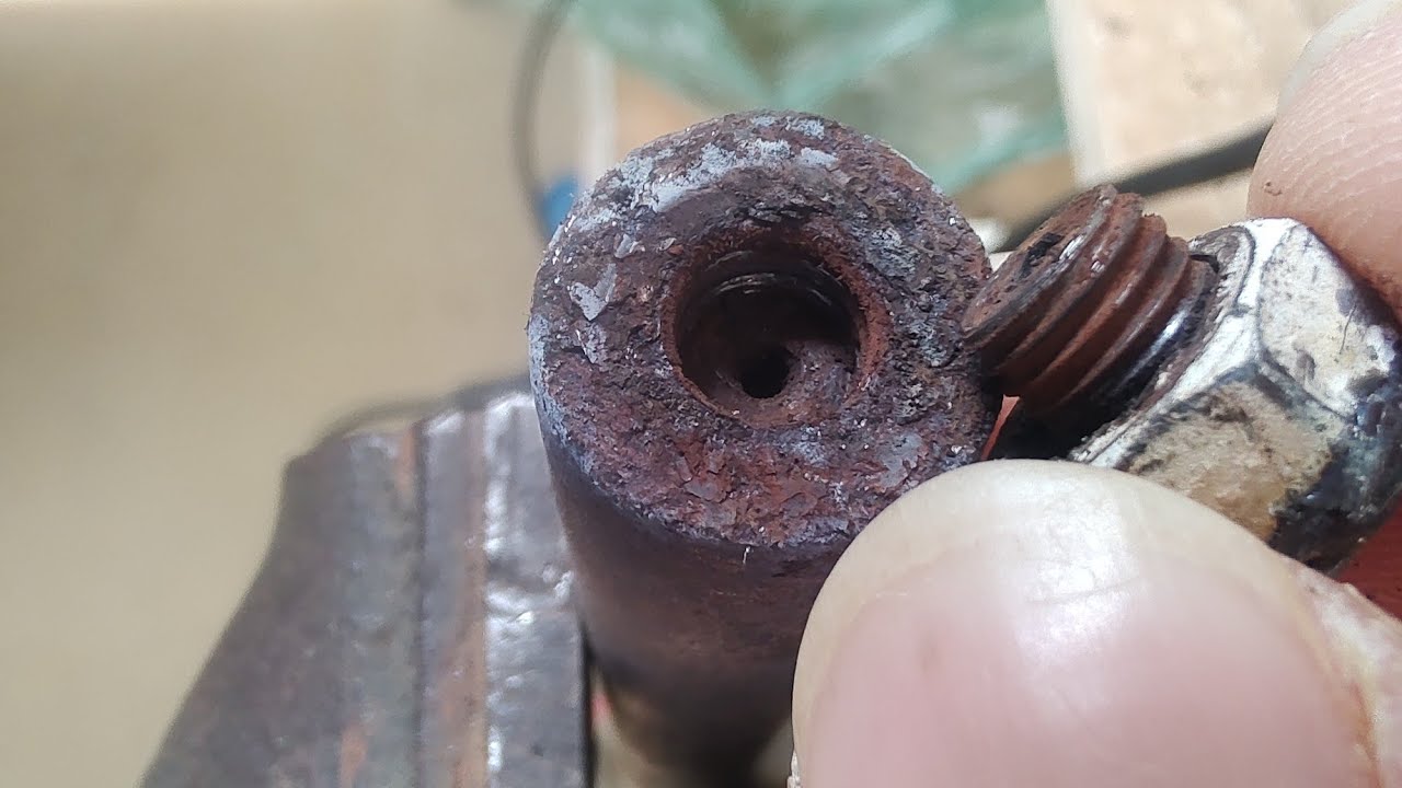 Trocando o ouvido da bate bucha 