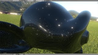 картинка: Blender: Cycles/Eevee # Glitter Paint / Краска с блёстками