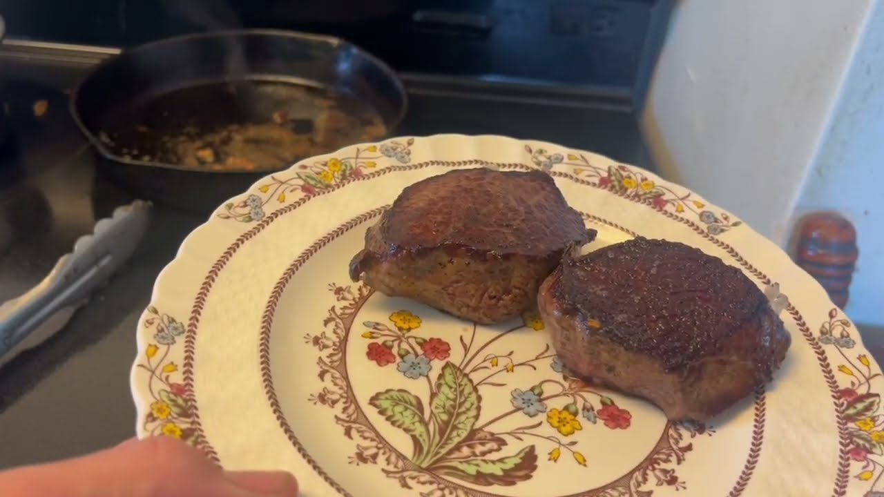 Carnivore meal /125 pound weight loss!venison tenderloin. 