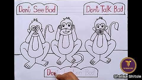 HOW TO DRAW MAHATMA GANDHI