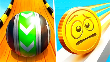 Sky Rolling Balls | Coin Rush - All Level Gameplay Android,iOS - NEW APK BIG UPDATE