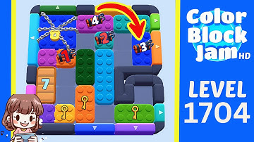 Color Block Jam Level 809 (1704) Solution Walkthrough
