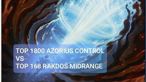 Top 1800 Azorius Control vs Top 168 Rakdos Midrange | Pioneer | Mythic Rank | MTG Arena