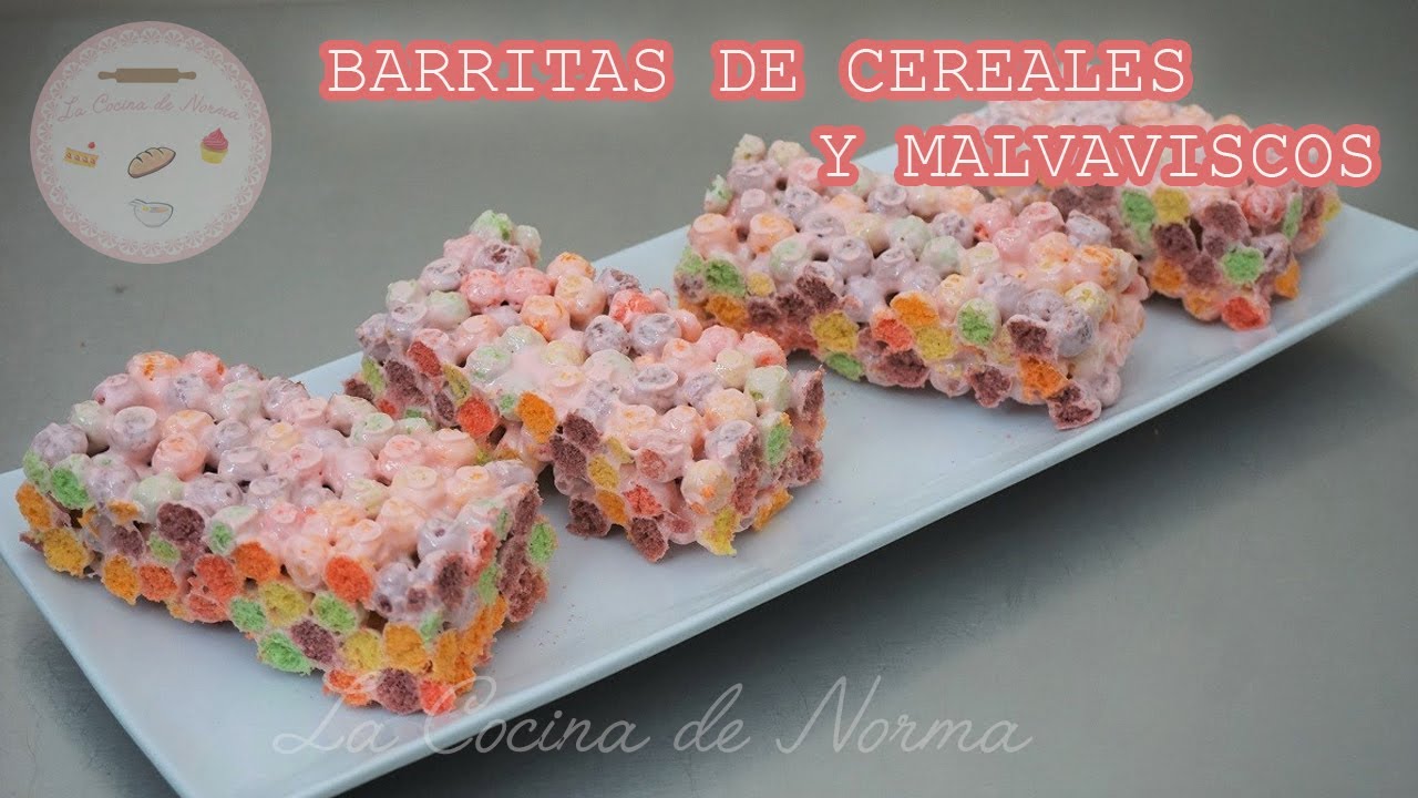 Barritas de Cereales y Malvaviscos