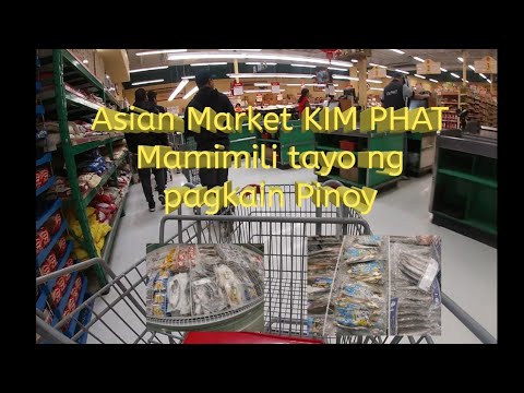 Asian Market Buying Pinoy Food in Brossard, Quebec