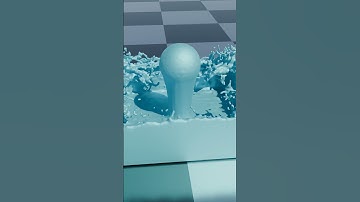 Blender fluid sim 18 #blender #fluidsim #satisfying  #shorts #short #animation  #blender3d