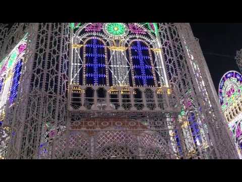 Accensione delle luminarie