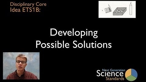 ETS1B - Developing Possible Solutions