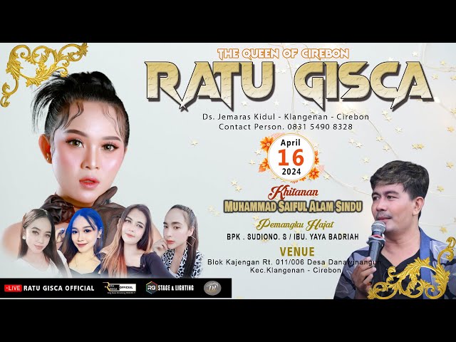 🔴 LIVE RATU GISCA  || 16 - APRIL - 2024 ||  BLOK. KAJENGAN - DS. DANAWINANGUN - KLANGENAN - CIREBON class=