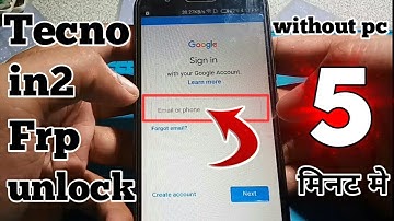 Tecno in2 frp bypass without pc || sonu technicals