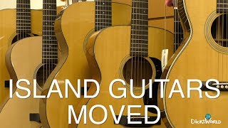 Island Guitars Moved