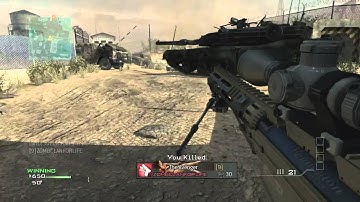 MW3 : 1v1 QuickScope against  Raging Trashtalker
