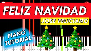 🎄 FELIZ NAVIDAD ( José Feliciano ) 🎹 Piano Tutorial