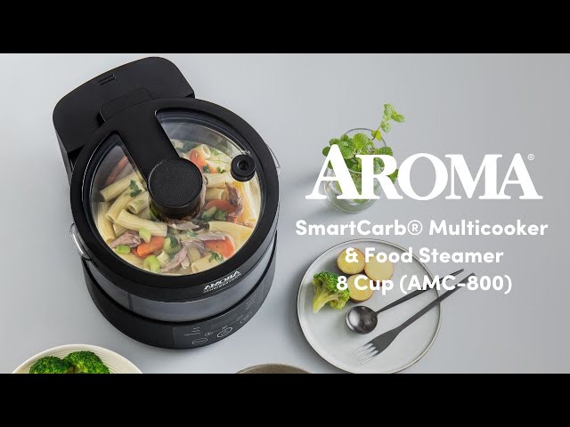 Aroma ARC-1120SBL 20-Cup (Cooked) Smart Carb Rice Cooker ARC