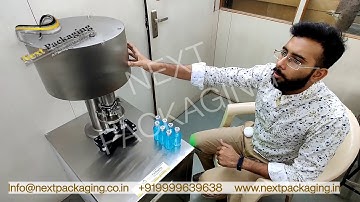 Semi-Auto Roll On Pilfer Proof (ROPP) Capping Machine | Pharmaceutical Bottle Cap Sealing Machine