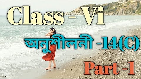 Class 6 Math Ex-14(C) Part -1 / Babu