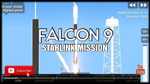 Starlink Mission in Spaceflight Simulator(with Telemetry)
