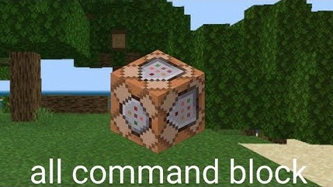 Minecraft all command block (200 subscribe special)