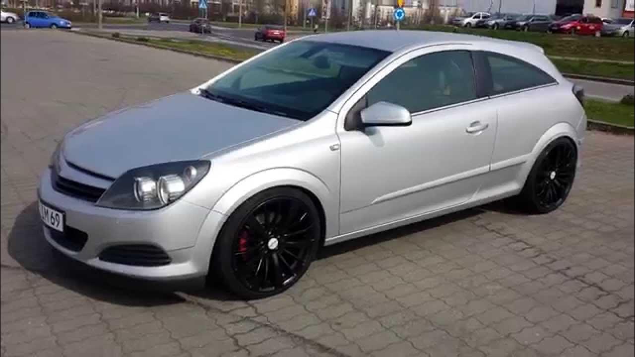 Опель Астра h GTC купе белый
