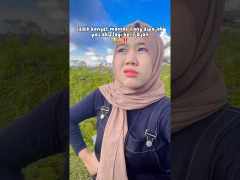 AYU NANGIS-NANGIS KARENA DITINGGAL SENDIRIAN DI PAJAK‼️😭