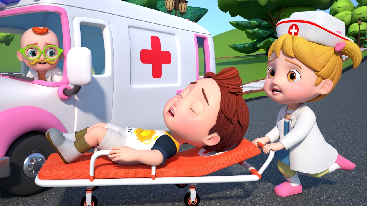Wheels On the Ambulance + Boo Boo Song | Kids Songs & Nursery Rhymes