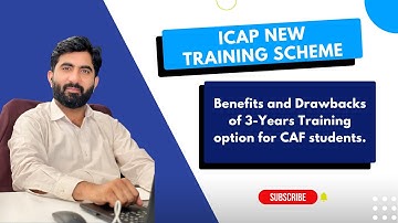 3-Year Training Option for CAF Students | Benefits & Drawbacks Explained | Saboor Ahmad | ICAP | CA