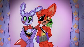 Rockstar Foxy and Bonnie - Speedpaint @ghostie_vessel