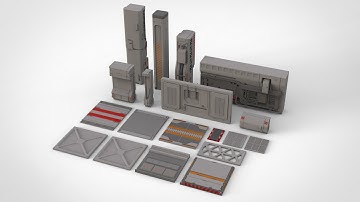 sci fi Architecture kitbash 24