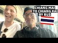 Chiang Mai to Chiang Rai by Bus | First Impression of Chiang Rai | Best Hostel in Chiang Rai