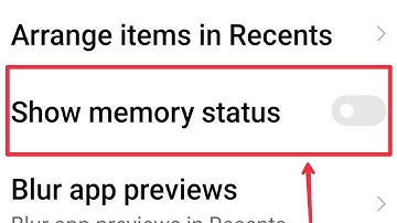 Show Memory Status Settings || ON,OFF || Recents Home Screen Settings in Redmi Xiaomi Phones