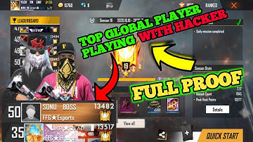 TOP GLOBAL PLAYERS PLAYING WITH HACKER 😡WITH PROOF ||MGGAMING||