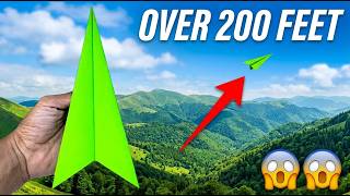FLIES OVER 200 FEET! ✈️ How to Make an Easy Paper Jet Plane News