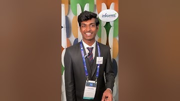 INFORMS Member in a Minute | 2024 INFORMS Analytics Conference in Orlando, FL