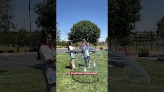 Wind Powered Slime Bubbles🌈🫧 #slimebubbles #slimeeperiment #shorts