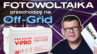 Fotowoltaika - OFF-GRID Volt na działce u syna