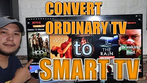 HOW TO CONVERT ORDINARY TV TO SMART TV |