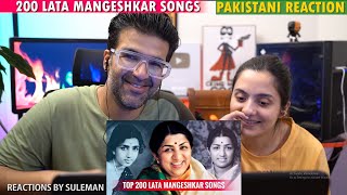 Pakistani Couple Reacts To Lata Mangeshkar Top 200 Songs | Random Ranking
