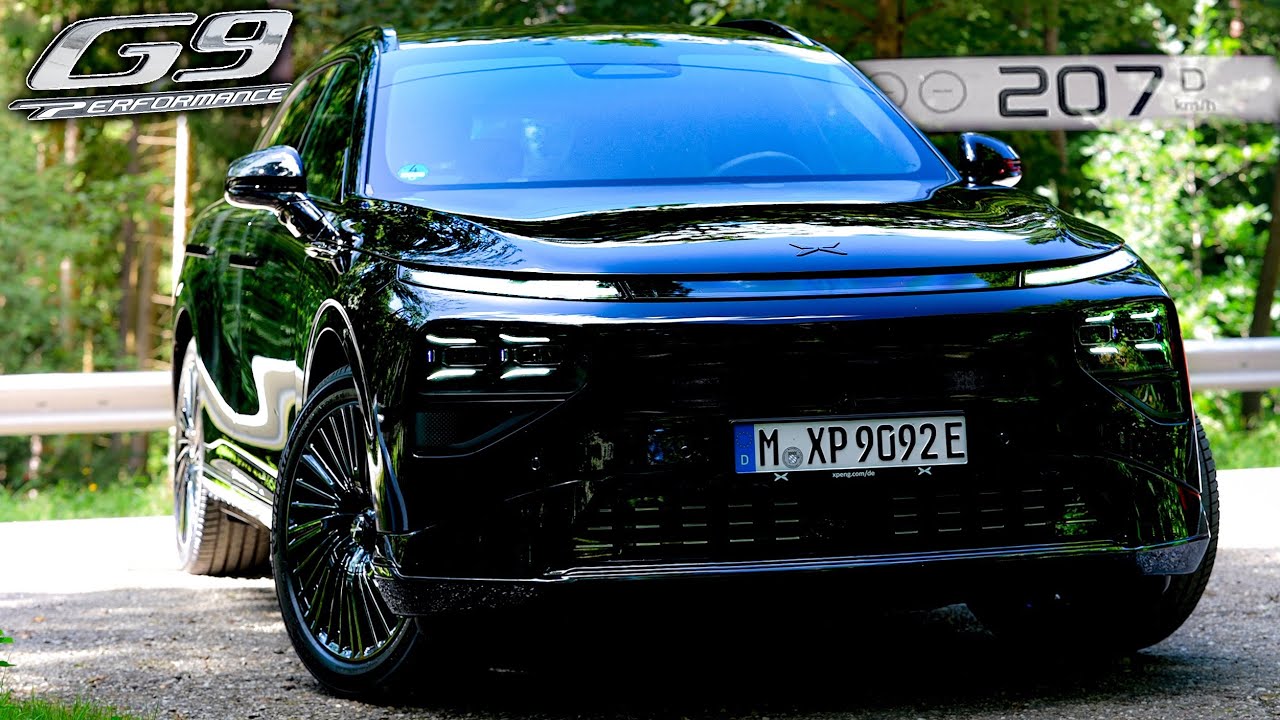NEW! XPENG G9 Black Edition | Charging at 525 kW🤯| 100-200 km/h accelerations🏁| by Automann in 4K