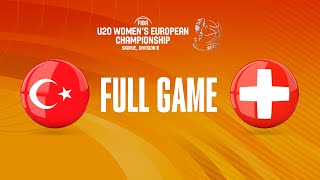 TUR v SUI | Full Basketball Game | FIBA U20 Women's European Championship 2022