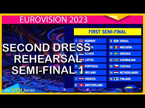 Eurovision 2023: Semi Final 1 - Second Dress Rehearsal Live Stream (From Liverpool)