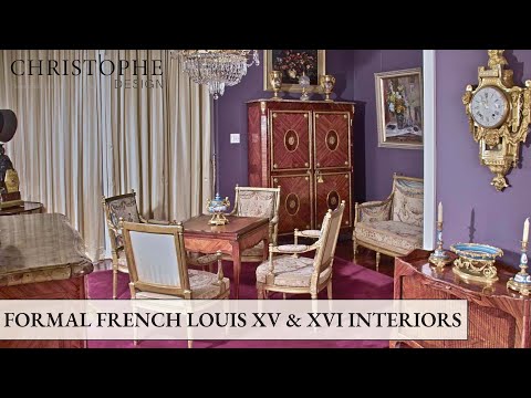 Formal French Louis XV & XVI Interiors⎮Christophe Design 