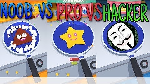 NOOB vs PRO vs HACKER - Pancake Art Gameplay Walkthrough (Android, IOS) techrao