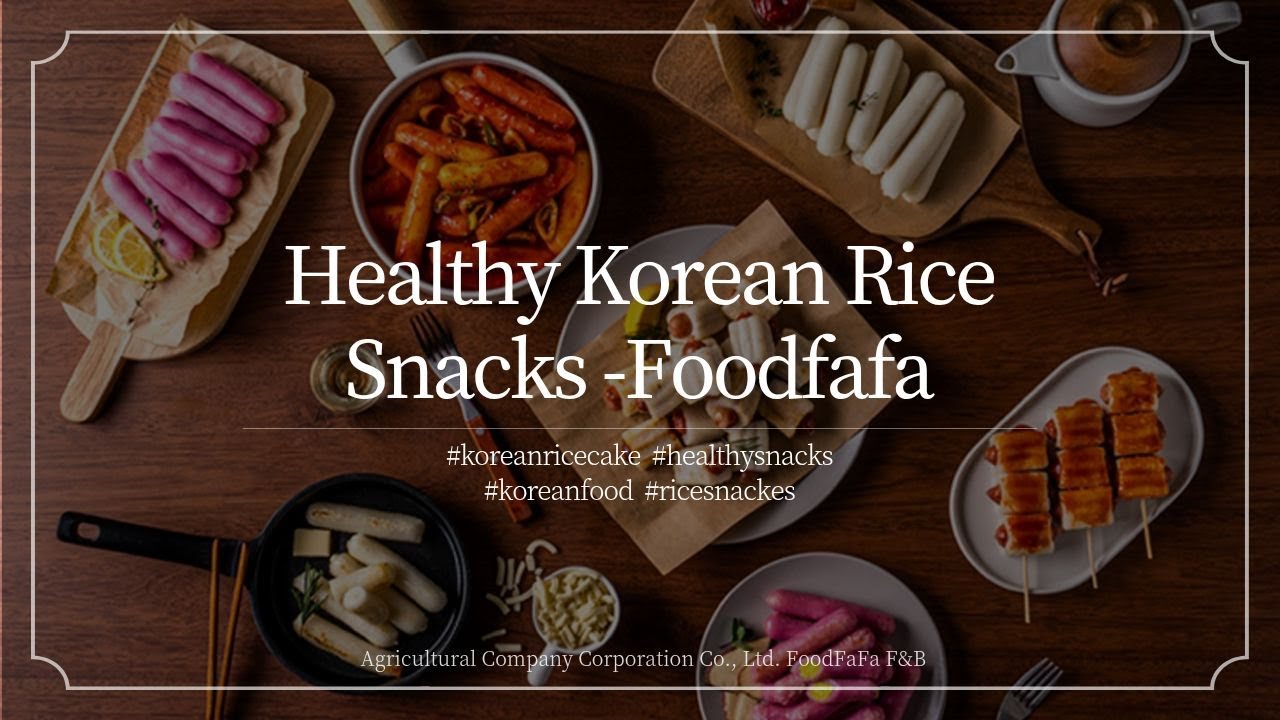 Healthy Korean Rice Snacks | Foodfafa