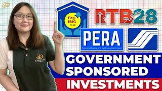 HOW TO START IN PAG-IBIG MP2, SSS WISP PLUS, PERA | Best PH Government Investment Options! 🇵🇭