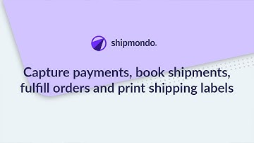 Capture payments, book shipments, fulfill orders and print shipping labels with a single scan