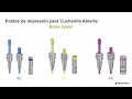 Straumann   Tipos de tomas de impresión BL a nivel de implante