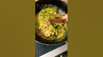 Chuối om Xương  #amthucvietnam #chuoiomxuong #xuongommechuoi #shorts #cookinghealthy