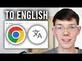 How To Change Google Chrome Language Back To English - Step By Step
